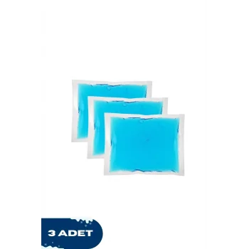 3 Adet Soğuk Sıcak Jel Kompres, Yaralanma Soğutucu Isıtıcı 13x13