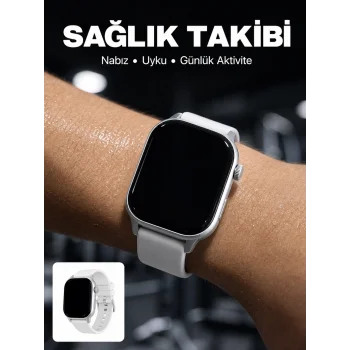 3 Kordonlu Akıllı Saat Bluetooth Arama ve Akıllı Bildirim Destekli