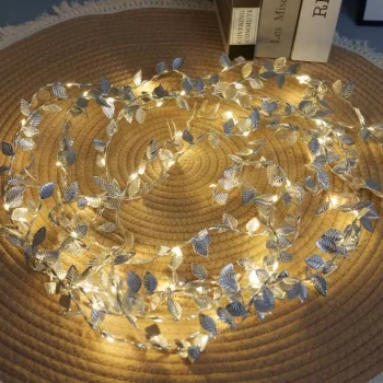 3 Metre Yaldızlı Gümüş LED Işık – Dekoratif Ortam ve Yılbaşı Aydınlatması (5047)