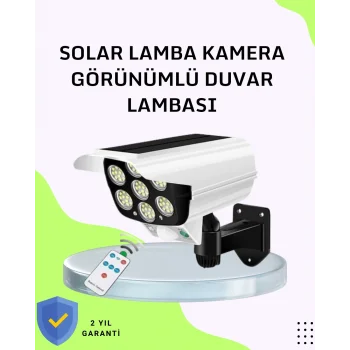 3 Modlu Güneş Paneli Aydınlatmalı Dış Mekan Güvenlik Işığı – IP65 Su Geçirmez, PIR Sensörlü