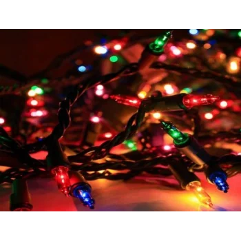 30 Ledli Pirinç Renkli Yılbaşı Ağacı Işığı