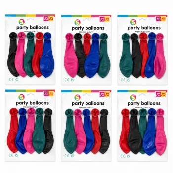 30 PAKET - 5PCS ORTA BOY RENKLİ - 30CM PARTY BALON TOPTAMDA 150 ADET BALON (5047)