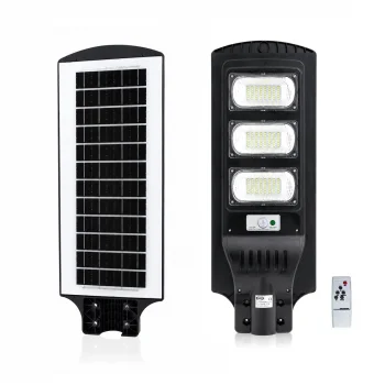 300W - 6500K SOLAR - GÜNEŞ ENERJİLİ SOKAK LAMBASI - ARMATÜR SENSÖRLÜ BAHÇE-BALKON-SOKAK ARS-348966 (5047)