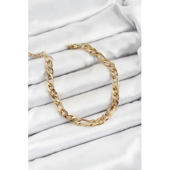 316L Çelik Gold Renk Zincir Erkek Bileklik