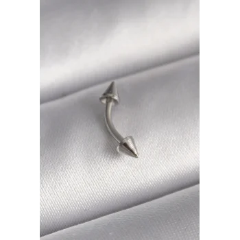 316L Çelik Gümüş Renk Çivi Model Piercing