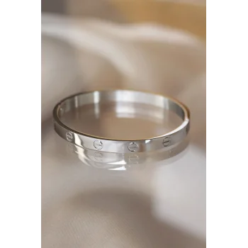 316L Çelik Silver Renk Bilezik