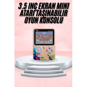 3.5 İnç Klasik Retro LCD Ekran 500 Oyunlu Oyun Konsolu Taşınabilir