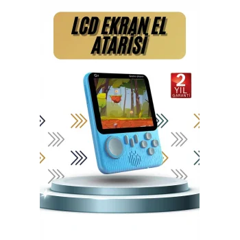 3.5 İnç Mini Atari Taşınabilir Oyun Konsolu 666 Adet Retro Oyun