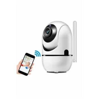 360° Full HD Akıllı Kamera Hareket Sensörlü Wifi Kamera Çocuk Güvenlik Kamerası
