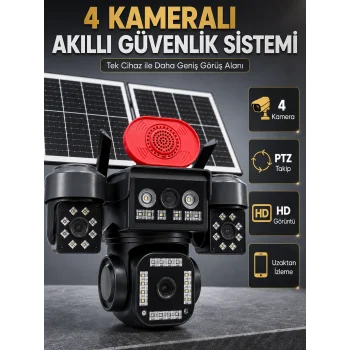 360° Hareket Kabiliyetine Sahip Motorlu PTZ Kamera ile Akıllı Takip ve Geniş Görüş Deneyimi