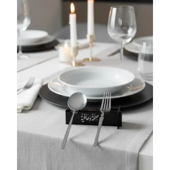 3D Özel Baskı 6’lı Kaşık Çatal Servis Standı Masa Üstü Düzenleyici