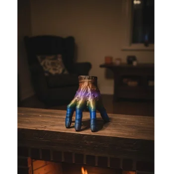 3D Renk Geçişli El Obje 27x22 cm Büyük Boy Ev Dekorasyonu