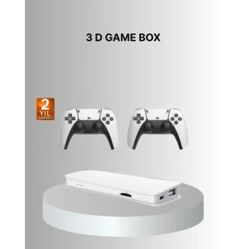 3D ve 4K Görüntü Kaliteli Çok Oyunculu Retro Oyun Konsolu