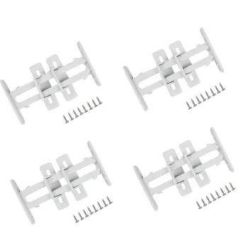 4 Adet Bebek Çocuk Koruma Kilidi - Dolap Çekmece Kilidi Sürgülü Kilit