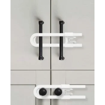 4 Adet Dolap ve Kapak Emniyet Kilidi Evde Güvenli Kullanım İçin