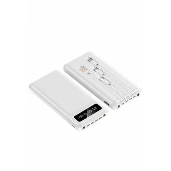 4 Çıkışlı 20.000 Mah Powerbank Uzun Pil Ömürlü Taşınabilir