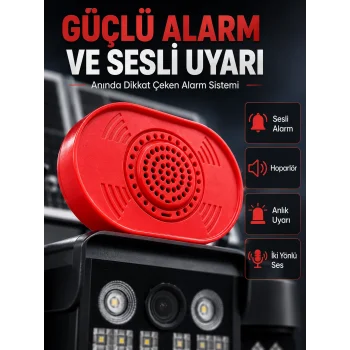 4 Farklı Kamera Modülü ile Aynı Anda Daha Geniş Alanları Görüntüleyebilen Akıllı Güvenlik Sistemi