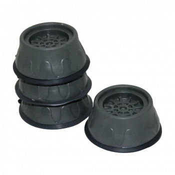 4 PARÇA  KÜÇÜK GRİ ÇAMAŞIR MAKİNE TİTREŞİM ÖNLEYİCİ AYAK (5047)