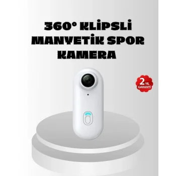 4K Full HD Spor Kamerası 360° Klips ve WiFi Özellikli