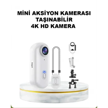4K WiFi Spor Kamerası Su Geçirmez Mini Aksiyon Kamera