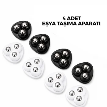 4PCS TEK BİLYA TEKERLEKLİ POŞETLİ MOBİLYA EŞYA TAŞIMA APARATI 360° (5047)