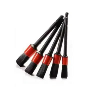 5 Adet Oto Detaylı Temizleyici Araç İçi Temizlik Fırça Seti Koltuk Döşeme Kapı Toz Alma Fırçası