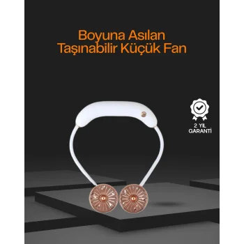 5 Kanatlı Sessiz Mini Fan 3 Vitesli Katlanabilir Asılabilir