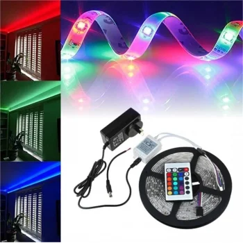 5 Metre Rgb Şerit Led Setiiç ve Dış Mekan Silikonlutak Çalıştır