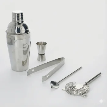 5 Parça Kokteyl Hazırlama Seti 550 Ml