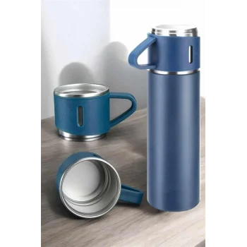500 ml Kapasiteli Taşınabilir Basınçlı Termos Seti Günlük Kullanım için İdeal