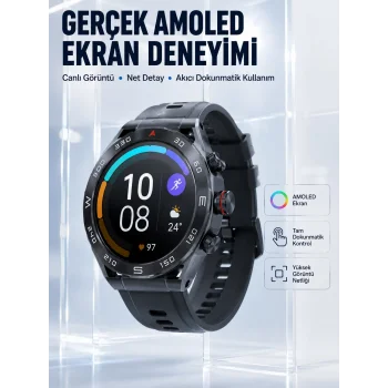 5G Android SIM Kartlı Akıllı Saat Dönebilen HD Kamera AMOLED Ekran GPS Wi-Fi