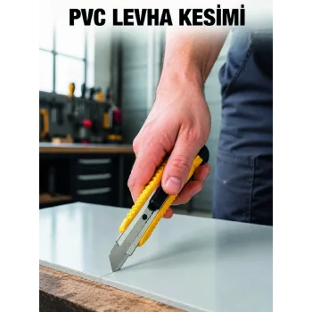 5’li Profesyonel Metal Falçata Seti Ergonomik Saplı Çok Amaçlı Kesici Maket Bıçağı