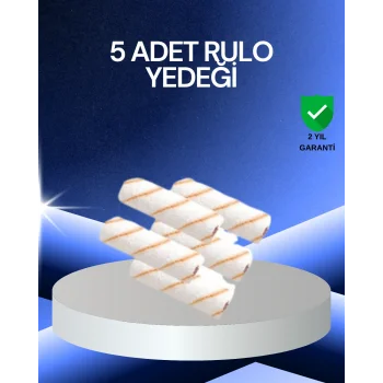 5’li Rulo Boya Seti Küçük Detay Çalışmaları İçin Uygun