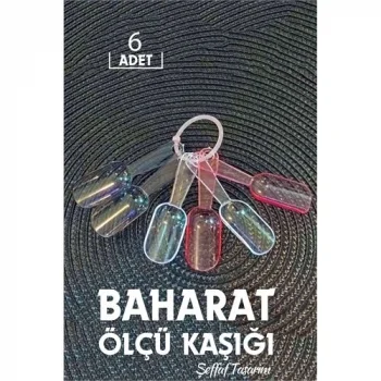6 lı Şeffaf Baharat Kaşığı Camino Design 717505