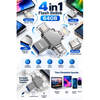 64 GB FLASH BELLEK