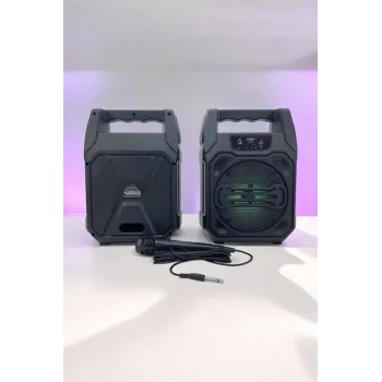 6.5 İnç Kablosuz Hoparlör Bluetooth Bağlantılı Yüksek Ses Kaliteli