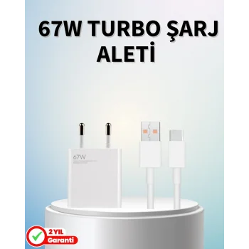 67 Watt Güçlü Şarj Aleti Samsung S23 Ultra S24 Uyumlu