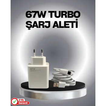 67 Watt Güvenli Hızlı Şarj Adaptörü Samsung M31 M33 M51 Uyumlu