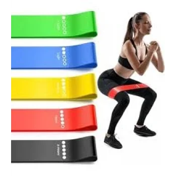 3 lü Pilates Bandı 1200 mm x 150 mm Egzersiz Direnç Lastiği (Uç Kısmı Açık) (0177)