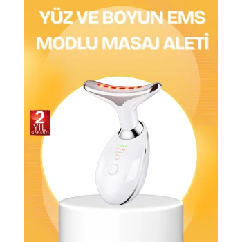7 Renk LED Işık Terapili Cilt Bakım Cihazı USB Şarjlı