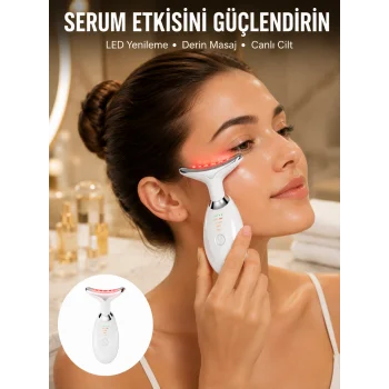 7 Renkli LED Cilt Yenileyici Masaj ve Bakım Cihazı Yeni Nesil