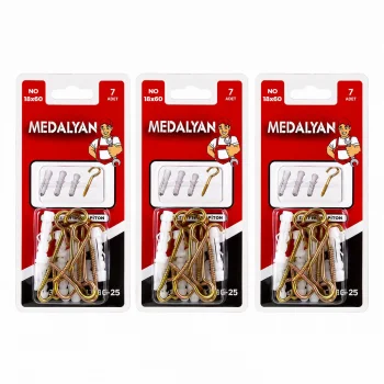 84 ADET 18X60 AÇIK PİTON DÜBELLİ 12X7PCS (5047)