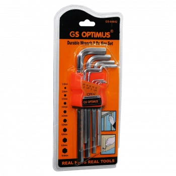 9 PARÇA  KROM UZUN - DÜZ ALYAN 180MM (5047)