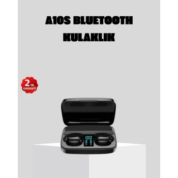 A10s Kablosuz Bluetooth Kulaklık – 1800mAh Powerbank, Otomatik Eşleşme, iOS/Android Uyumlu
