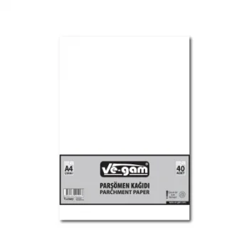A4 40 PARÇA  ÇİZGİSİZ PARŞÖMEN KAĞIDI (5047)