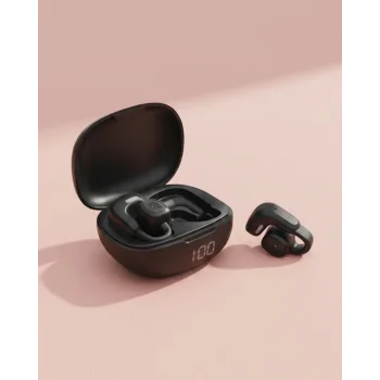 Açık Tasarım Kablosuz Bluetooth Spor Kulaklık LED Ekranlı