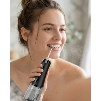 Ağız Duşu Cihazı 4 Modlu 5 Başlıklı Şarjlı Oral Temizlik Makinesi