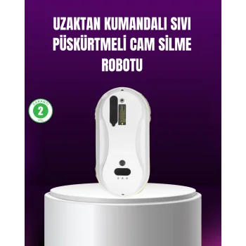 AI Akıllı Rotalı Otomatik Cam Temizleme Robotu