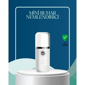 Akıllı Pro Teknolojili Şarjlı Nemlendirici – Portatif Cilt ve Hava Nemlendirici Cihaz