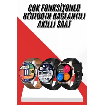 Akıllı Saat 1.5 Inç Amoled Ekran Çift Kordonlu GPS NFC Uyumlu